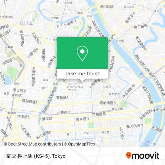 京成 押上駅 (KS45) map