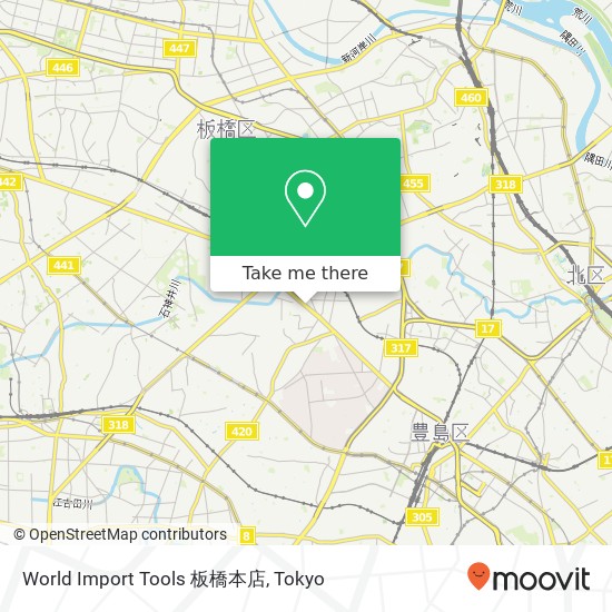 World Import Tools 板橋本店 map