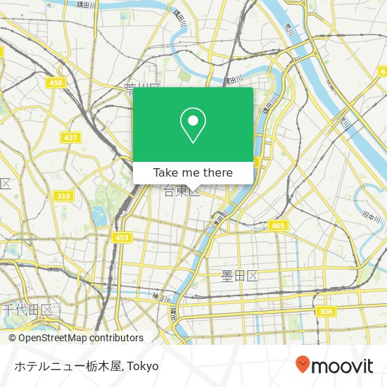 ホテルニュー栃木屋 map