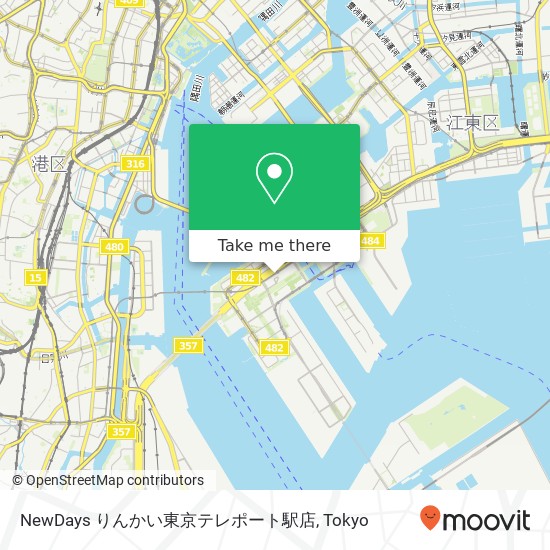 NewDays りんかい東京テレポート駅店 map