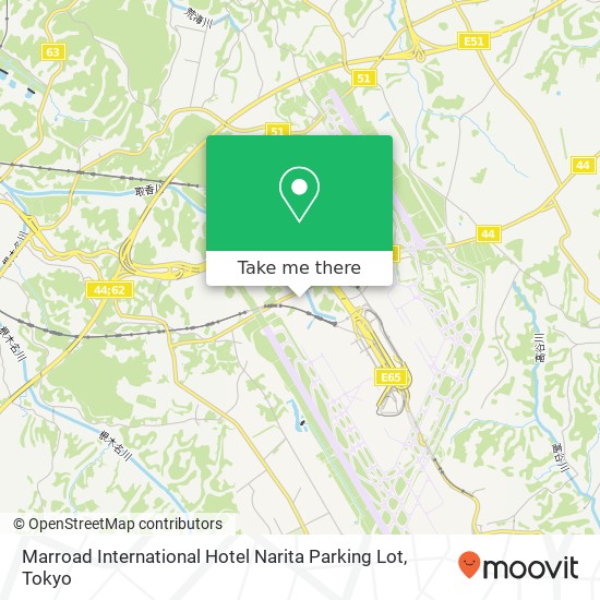 Marroad International Hotel Narita Parking Lot map