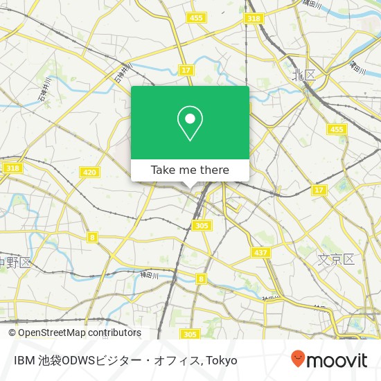 IBM 池袋ODWSビジター・オフィス map
