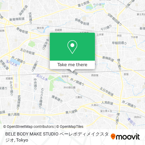 BELE BODY MAKE STUDIO ベーレボディメイクスタジオ map