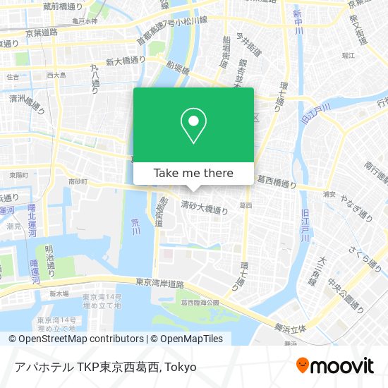 アパホテル TKP東京西葛西 map