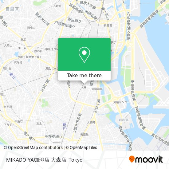 MIKADO-YA珈琲店 大森店 map