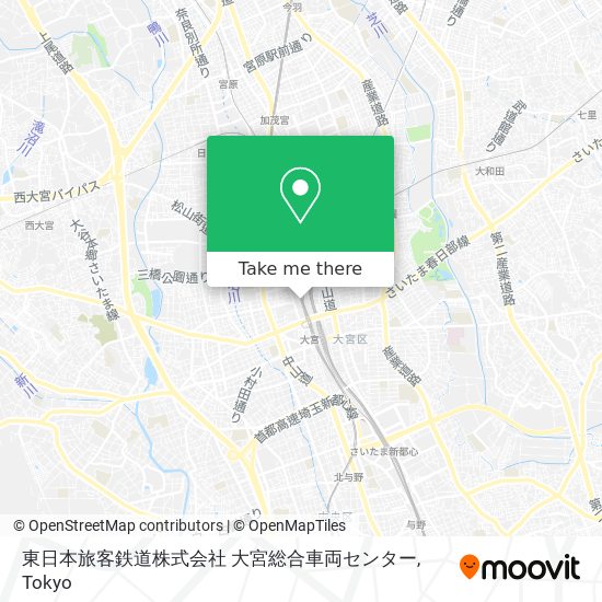 東日本旅客鉄道株式会社 大宮総合車両センター map