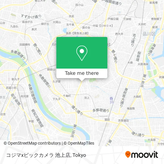 コジマxビックカメラ 池上店 map