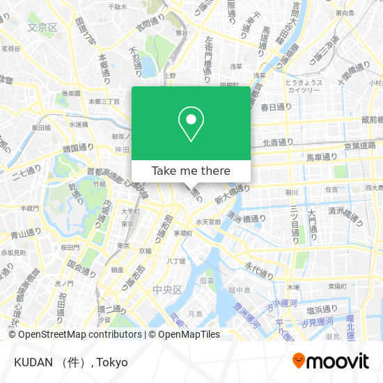 KUDAN （件） map