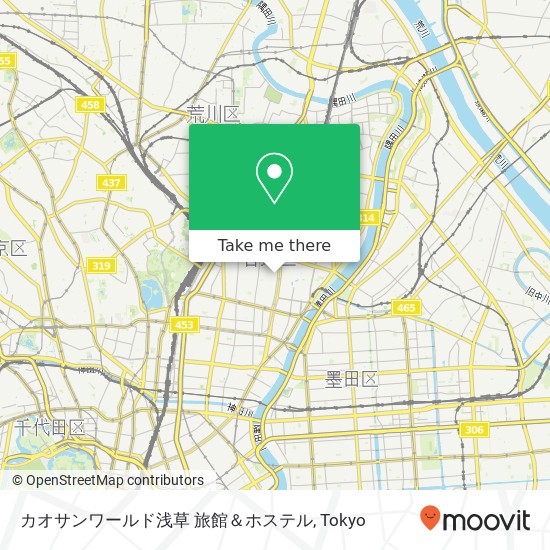 カオサンワールド浅草 旅館＆ホステル map