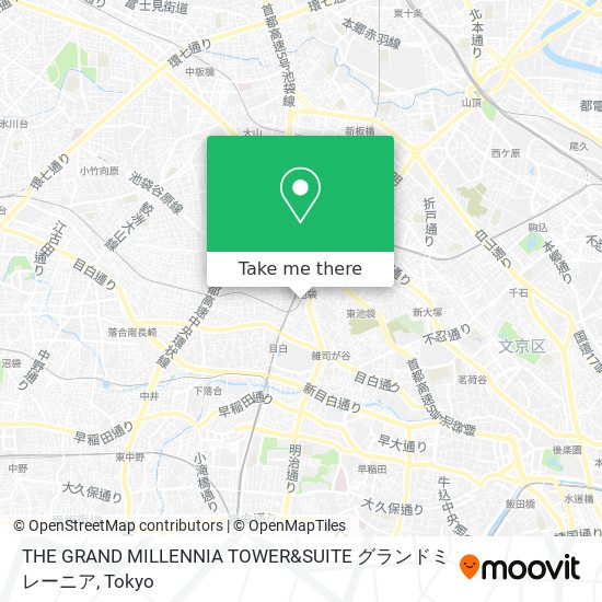 THE GRAND MILLENNIA TOWER&SUITE グランドミレーニア map