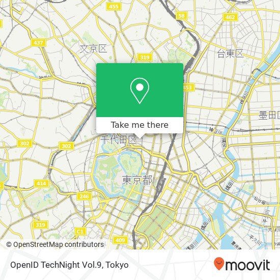 OpenID TechNight Vol.9 map