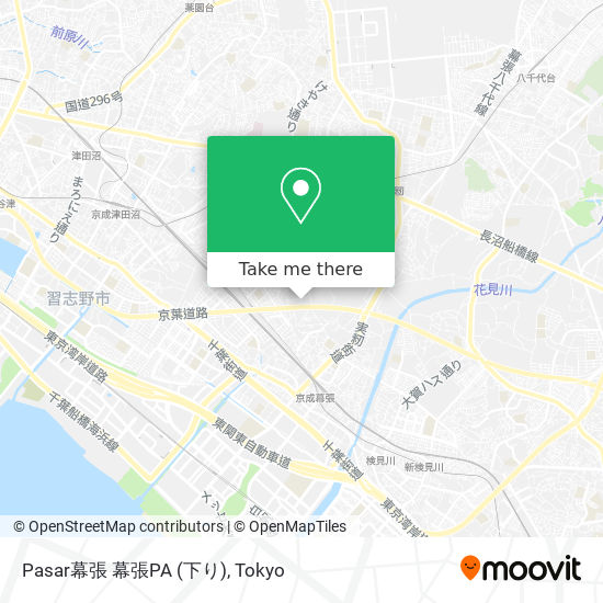 Pasar幕張 幕張PA (下り) map