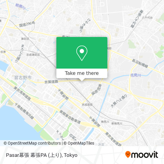 Pasar幕張 幕張PA (上り) map