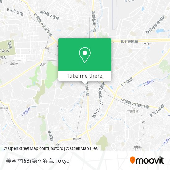 美容室RiBi 鎌ケ谷店 map