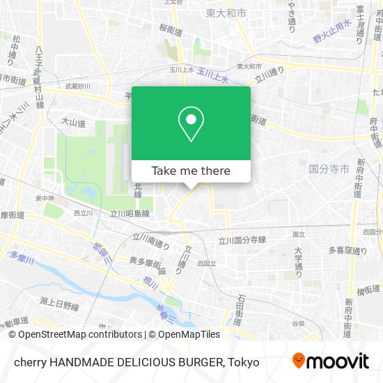 cherry HANDMADE DELICIOUS BURGER map