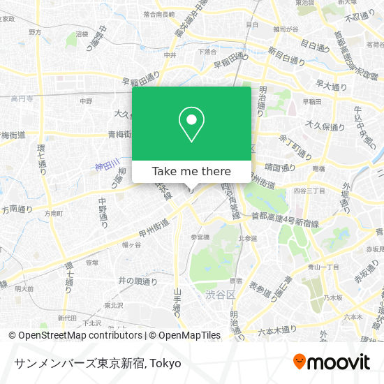 サンメンバーズ東京新宿 map