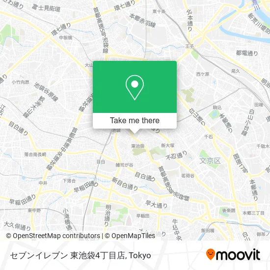 セブンイレブン 東池袋4丁目店 map