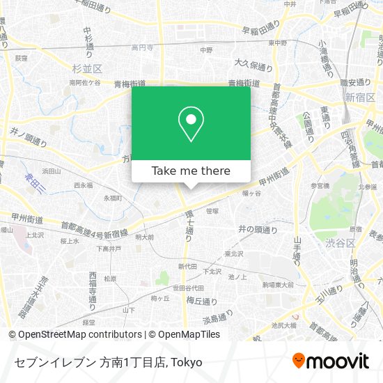 セブンイレブン 方南1丁目店 map