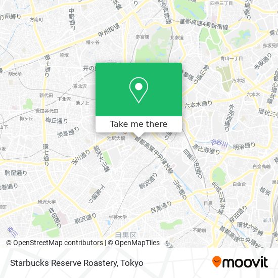 Starbucks Reserve Roastery map