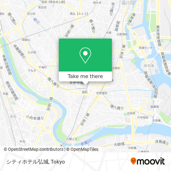 シティホテル弘城 map