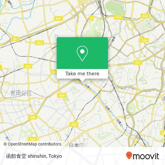 函館食堂 shinshin map