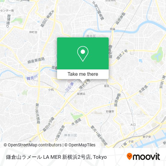 鎌倉山ラメール LA MER 新横浜2号店 map