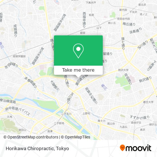 Horikawa Chiropractic map