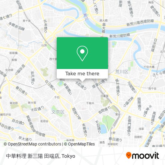 中華料理 新三陽 田端店 map