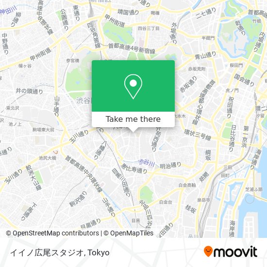 イイノ広尾スタジオ map