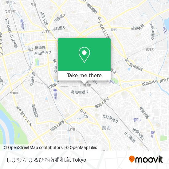 しまむら まるひろ南浦和店 map
