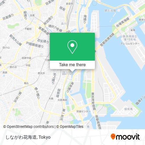 しながわ花海道 map