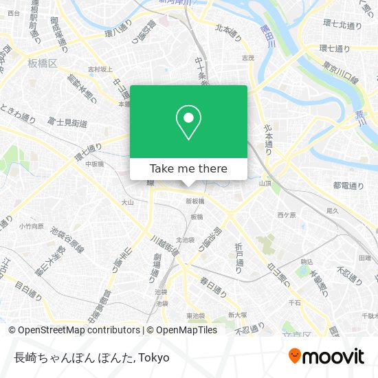 長崎ちゃんぽん ぽんた map