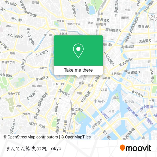 まんてん鮨 丸の内 map