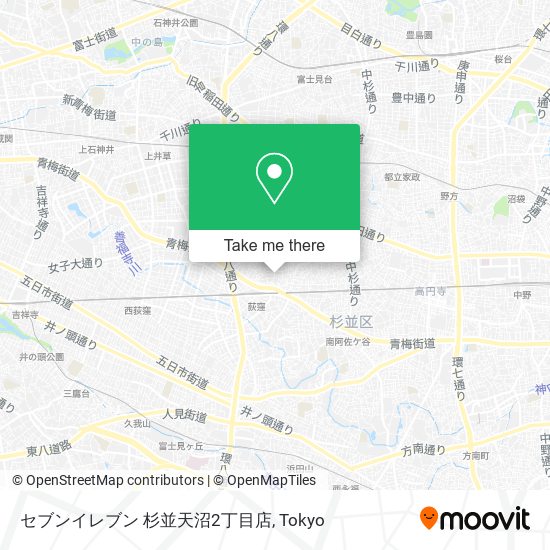 セブンイレブン 杉並天沼2丁目店 map