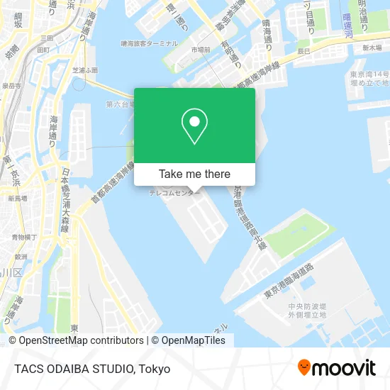 TACS ODAIBA STUDIO map