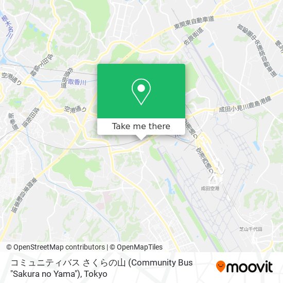 コミュニティバス さくらの山 (Community Bus "Sakura no Yama") map