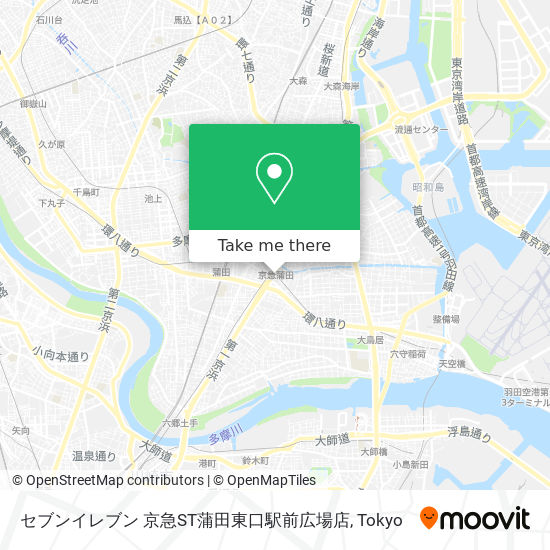 セブンイレブン 京急ST蒲田東口駅前広場店 map