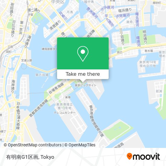 有明南G1区画 map