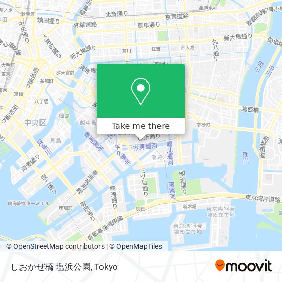 しおかぜ橋 塩浜公園 map