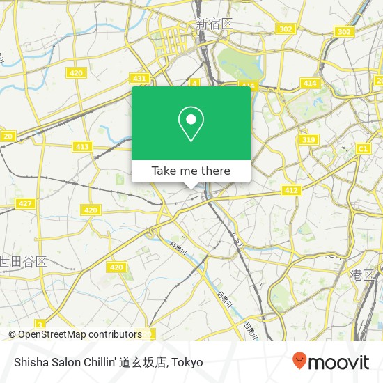 Shisha Salon Chillin' 道玄坂店 map