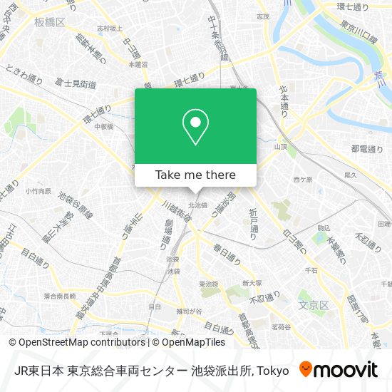 JR東日本 東京総合車両センター 池袋派出所 map