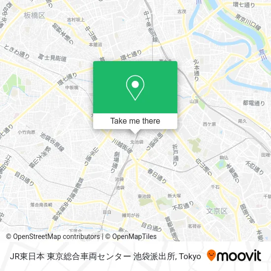 JR東日本 東京総合車両センター 池袋派出所 map