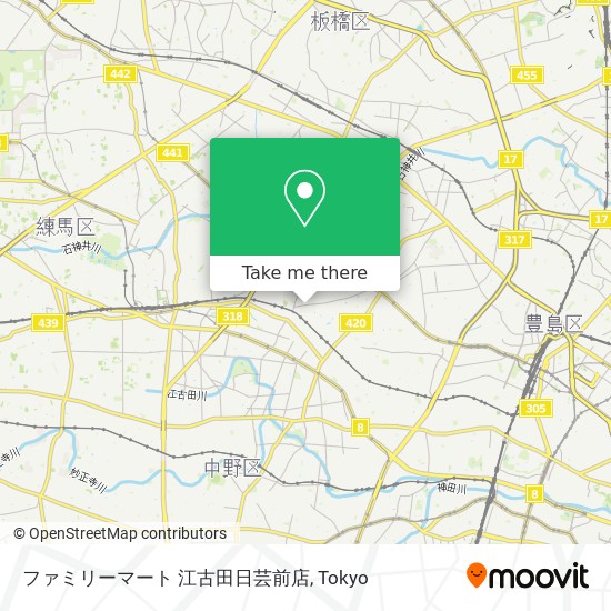 How To Get To ファミリーマート 江古田日芸前店 In 練馬区 By Bus Moovit