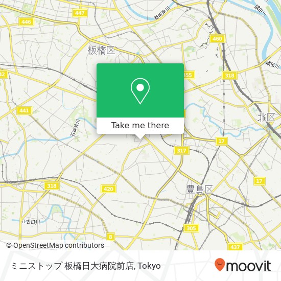 ミニストップ 板橋日大病院前店 map