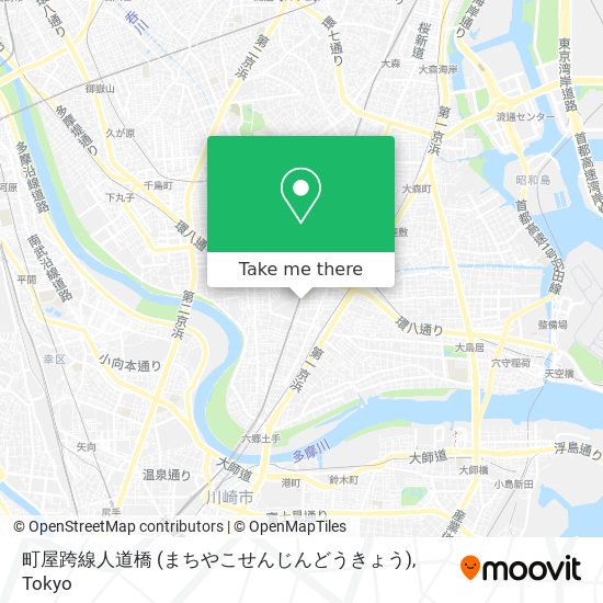 町屋跨線人道橋 (まちやこせんじんどうきょう) map