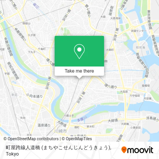 町屋跨線人道橋 (まちやこせんじんどうきょう) map