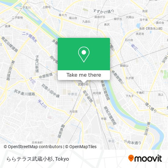 ららテラス武蔵小杉 map