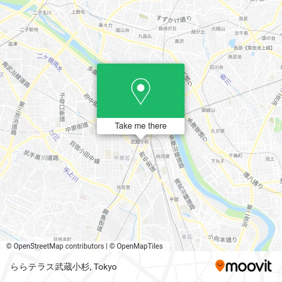 ららテラス武蔵小杉 map