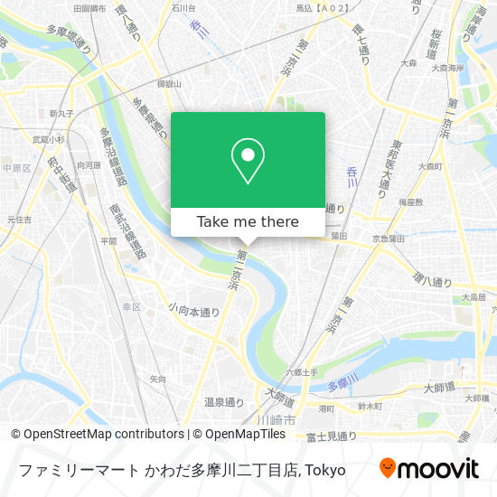 ファミリーマート かわだ多摩川二丁目店 map