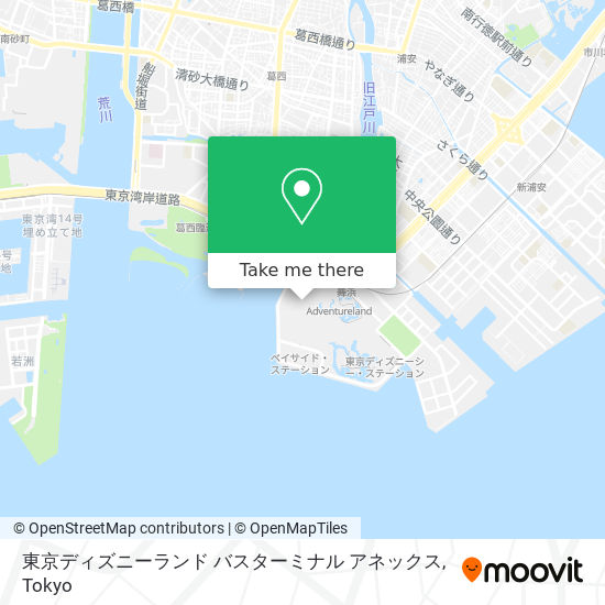 How To Get To 東京ディズニーランド バスターミナル アネックス In 江戸川区 By Metro Or Bus